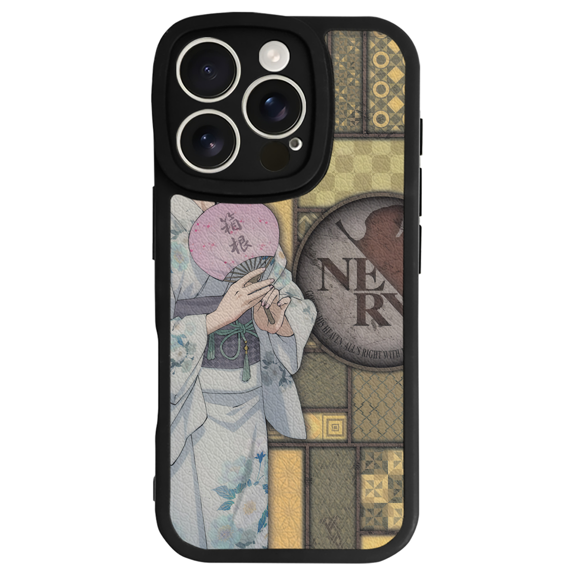 （画像用） EVA 新世紀エヴァンゲリオン 【iPhone 16シリーズ対応】シリコンスマホケース（レザー調） 材質：シリコン